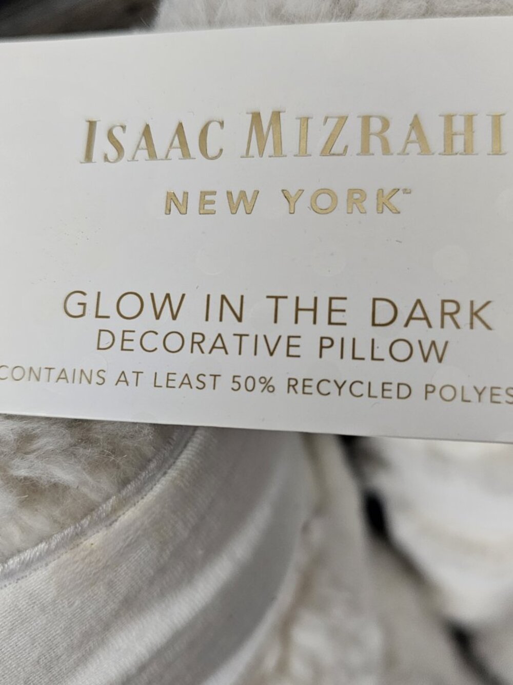 Isaac Mizrahi Oversized Stuffed Plush Mummy 5ft Pillow Glow In The Dark New - Picture 3 of 11